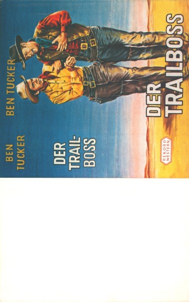 Tucker, Ben Leihbuch SU Trailboss (Rekord) nur Schutzumschlag