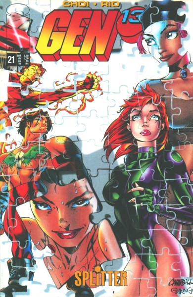 Gen 13 (Splitter, Gb.) Buchhandeslausgabe Nr. 0,1-25 kpl. (Z1)