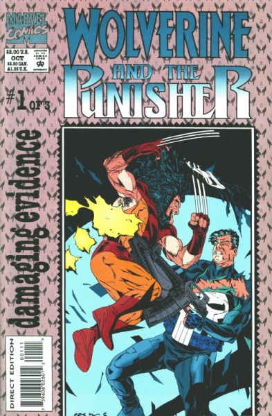 Wolverine and the Punisher: Damaging Evidence (1993) 1-3 kpl. (Z1-)