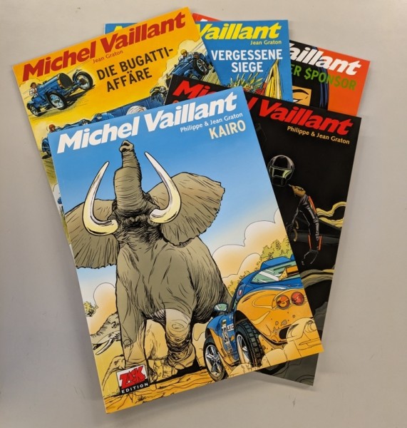 Paket 3937 5 verschiedene Michel Vaillant Alben (Nr. 54,60,62-64) (neu)