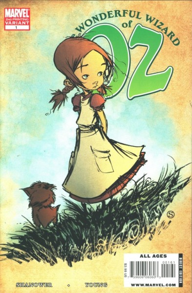 Wonderful Wizard of Oz (2009) Skottie Young Variant Cover 1