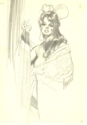 Originalzeichnung Erotische Pin-ups (Bild 075)