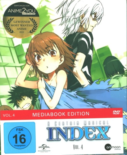 A Certain Magical Index Vol.4 DVD Mediabook Edition