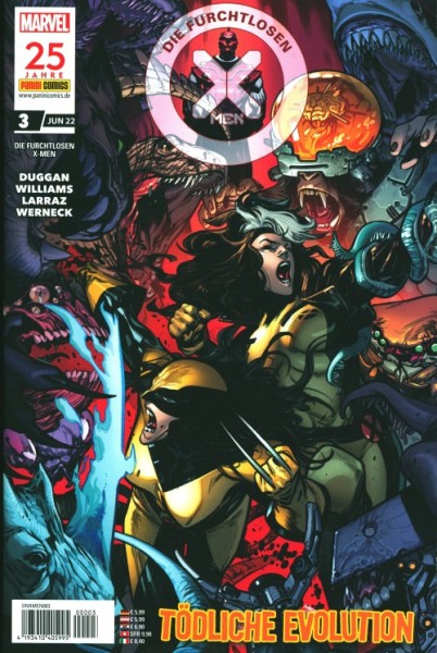Furchtlosen X-Men (Panini, Gb.) Nr. 3,5,6,9,18,23