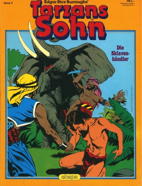Tarzans Sohn (Ehapa, Br.) Nr. 1-5 kpl. (Z3)