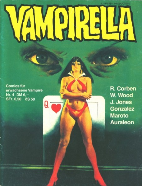 Vampirella (Volksverlag, Zeitschrift, GbÜ.) Nr. 1-8 kpl. (Z2)