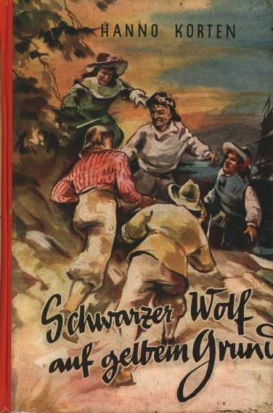 Korten, Hanno Leihbuch Schwarzer Wolf auf gelbem Grund (Triga)