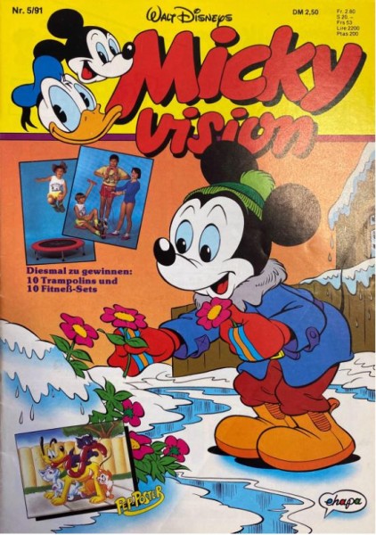 Mickyvision (Walt Disney's) (Ehapa, Gb.) Jhg. 1991 mit Beilage Nr. 1-26