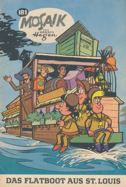 Mosaik (Junge Welt, Gb.) schwarzes Logo Nr. 176-187