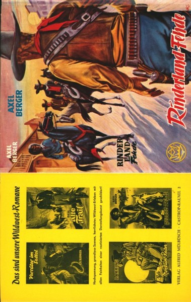 Berger, Axel Leihbuch SU Rinderland-Fehde (Mülbüsch) nur Schutzumschlag