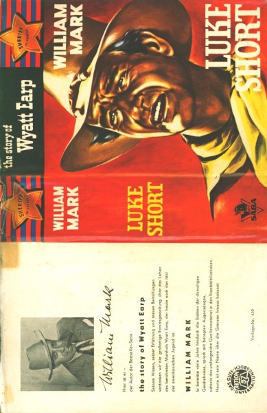Story of Wyatt Earp Leihbuch SU Luke Short (Saba) nur Schutzumschlag