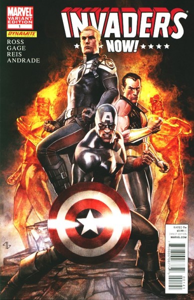 Invaders Now (2010) Adi Granov Variant Cover 1