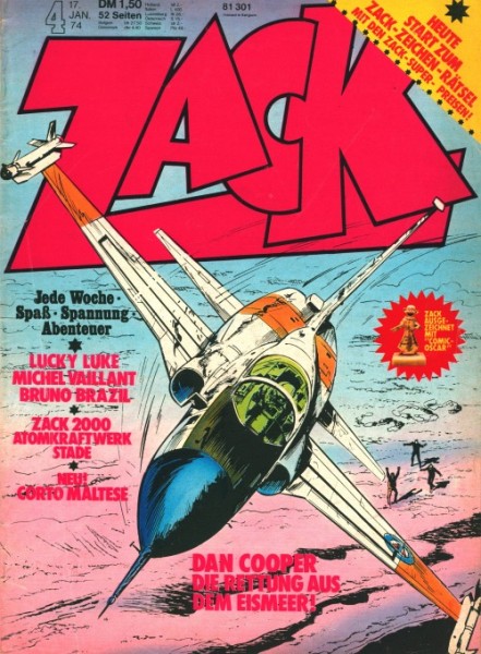 Zack (Koralle, GbÜ.) Jhrg. 1974 Nr. 1-51