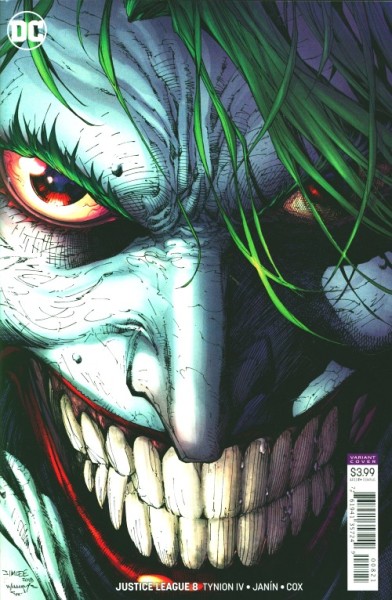 Justice League (2018) Lee & Williams Variant Cover 8