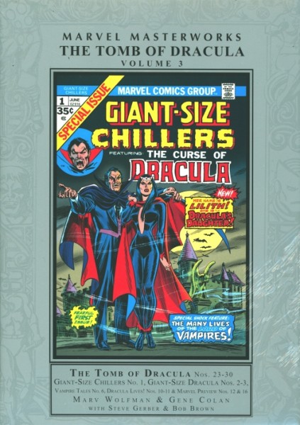 Marvel Masterworks (2003) Tomb of Dracula HC Vol.3