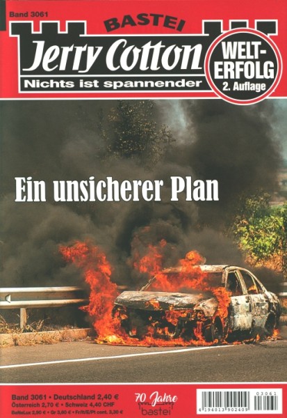 Jerry Cotton 2. Auflage 3061