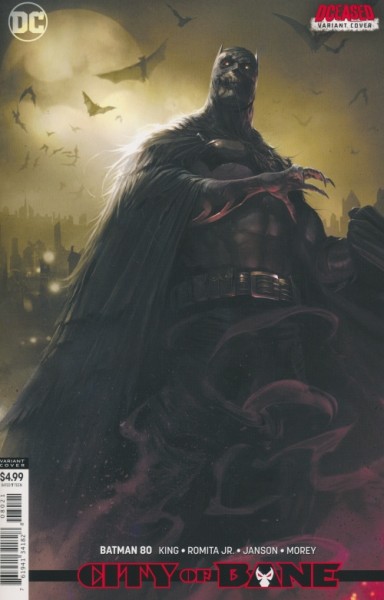 US: Batman (2016) 80 Card Stock Cover