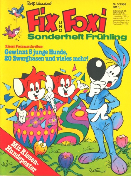 Fix und Foxi Sonderheft (Pabel, GbÜ.) mit Beilage Nr. 5-18