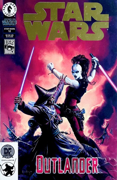 Star Wars (1998) Dynamic Forces Gold Logo Variant Cover 12