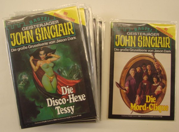 John Sinclair in 100er Paketen (Bastei) 1. Auflage Nr. 501-600 zus. (Z0-2)