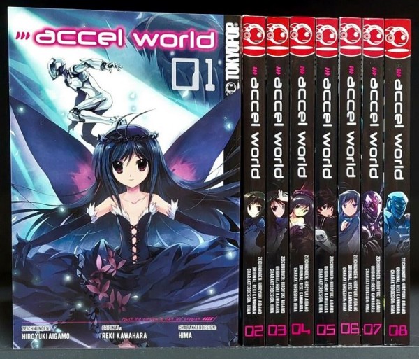 Accel World (Tokyopop, Tb.) Nr. 1-8 kpl (neu)