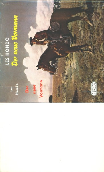 Hondo, Les Leihbuch SU Neue Vormann (Rekord) nur Schutzumschlag