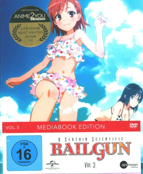 A Certain Scientific Railgun Vol.3 DVD Mediabook Edition