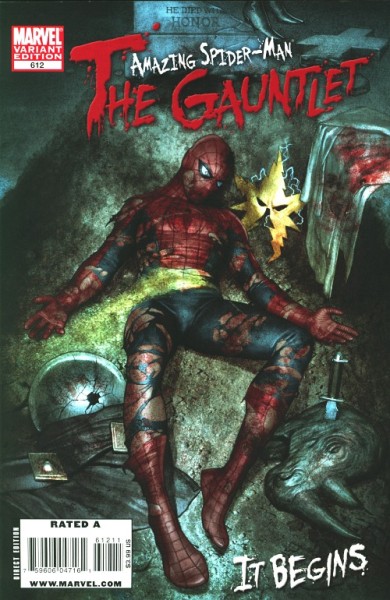 Amazing Spider-Man (2003) Adi Granov Variant Cover 612