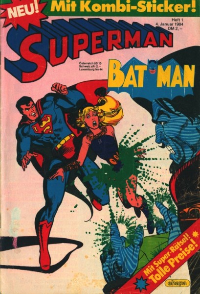 Superman (Ehapa, Gb.) Jahrgang 1984 Nr. 1-26