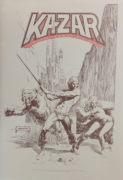 Ka-Zar Portfolio by Brent Anderson