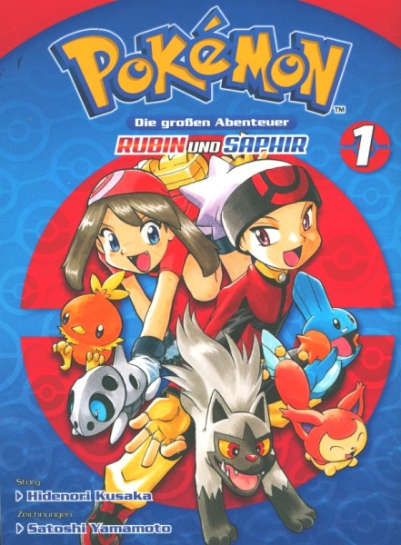 Pokemon - Die großen Abenteuer - Rubin und Saphir (Panini Manga, Tb.) Nr. 1-2