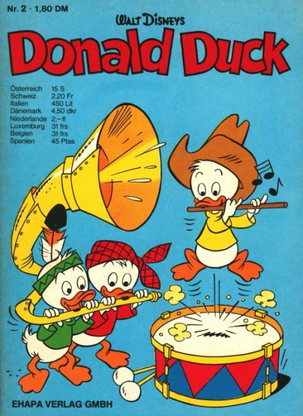 Donald Duck (Ehapa, Tb.) ab 1975 Nr. 1-529 kpl. (Z1-2)