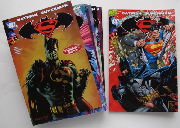 Batman/Superman Sonderband (Panini, Br.) Nr. 1-9 kpl. (Z1)