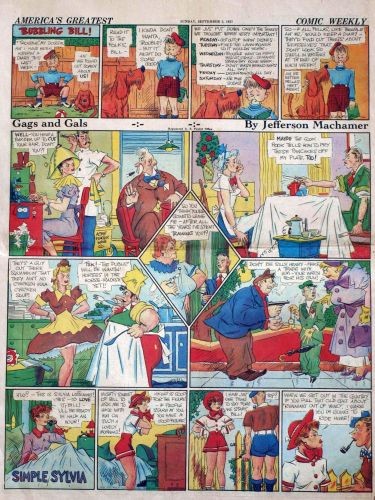 Zeitungsstrip (0900) Gags and Gals