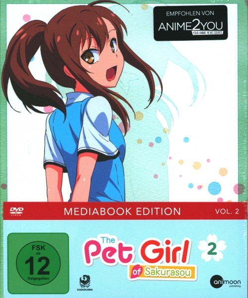 Pet Girl of Sakurasou Vol. 2 DVD (Limited Mediabook Edition)