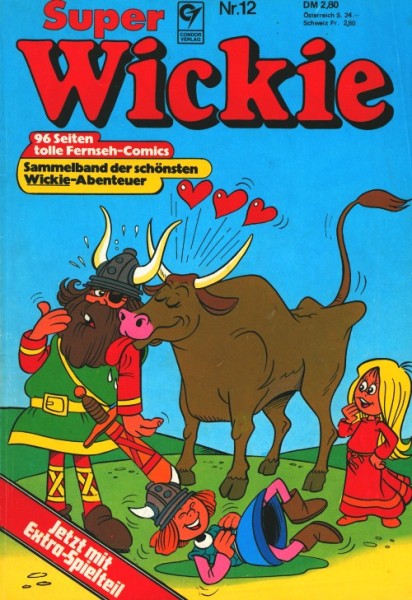 Wickie Sammelband (Condor, Gb.) Super Wickie Nr. 1-12