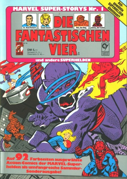 Marvel Super Storys (Condor, Br.) Nr. 1-5