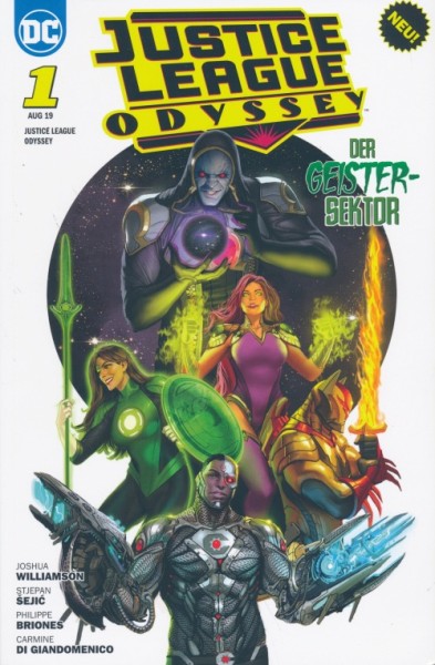 Justice League Odyssey (Panini, Br.) Nr. 1-4 kpl. (Z1)
