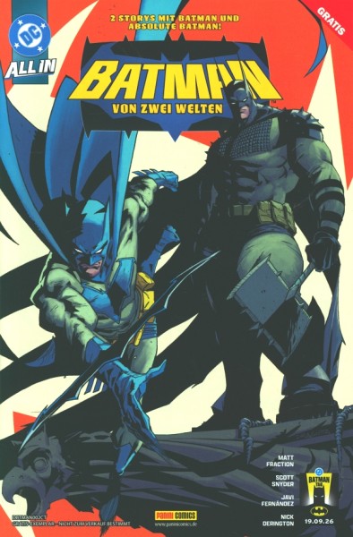 Batman 12. Int. Batman-Tag 2026 Gratis-Heft