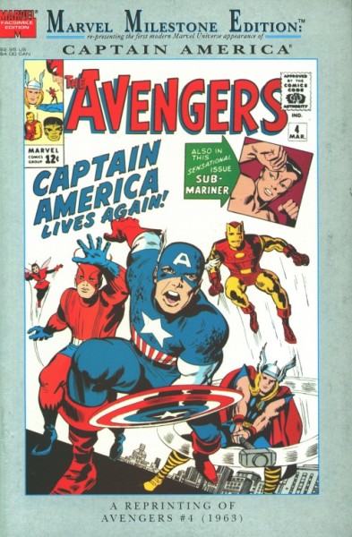 Marvel Milestone Edition Avengers 1,4,16