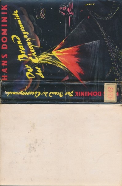 Dominik, Hans Leihbuch SU Brand der Cheopspyramide (Weiss) nur Schutzumschlag