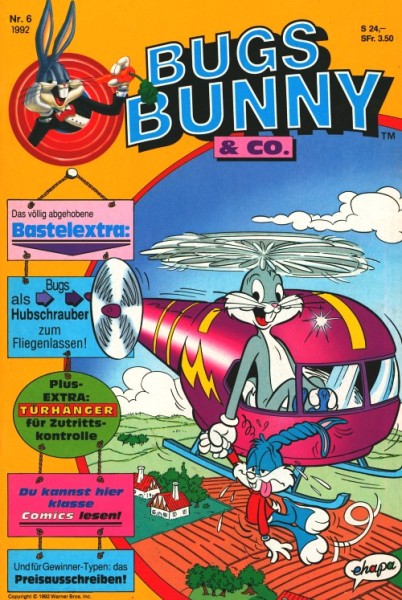 Bugs Bunny & Co (Ehapa, Gb.) Jahrgang 1992 Nr. 5-12