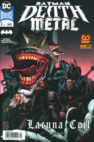 Batman: Death Metal-Band Edition 3 (von 7) Lacuna Coil-Ausgabe