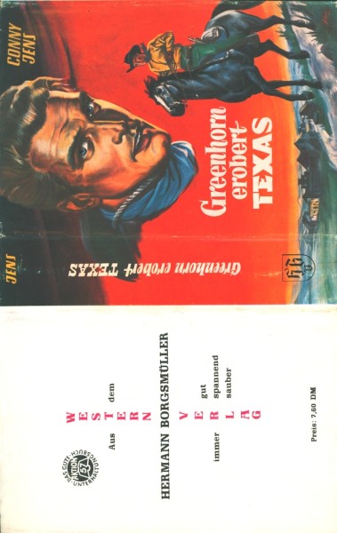 Jens, Conny Leihbuch SU Greenhorn erobert Texas (Borgsmüller) nur Schutzumschlag