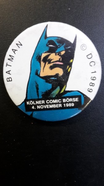 Köln Nov. 89 Batman Anstecknadel/Button