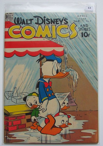 Walt Disney`s Comics and Stories Nr.091 Graded 8.5