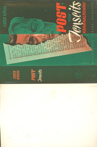 König, Erich Leihbuch SU Post vom Jenseits (Bielmannen) nur Schutzumschlag