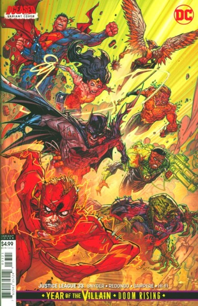 Justice League (2018) Jonboy Meyers Variant Cover 33