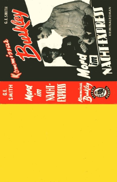 Kommissar Burkley Leihbuch SU Mord im Nacht-Express (Liebel) nur Schutzumschlag