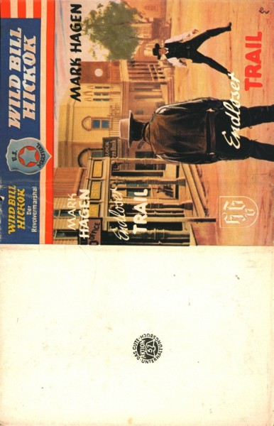 Wild Bill Hickok Leihbuch SU Endloser Trail (Borgsmüller) nur Schutzumschlag